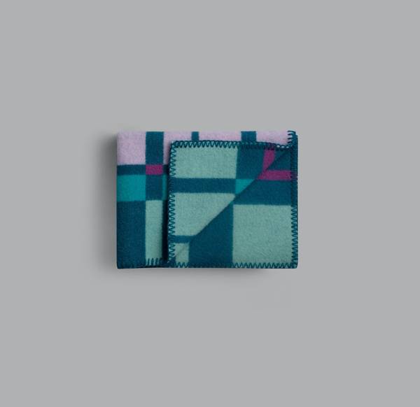 Hovedbilde City Aqua Babypledd