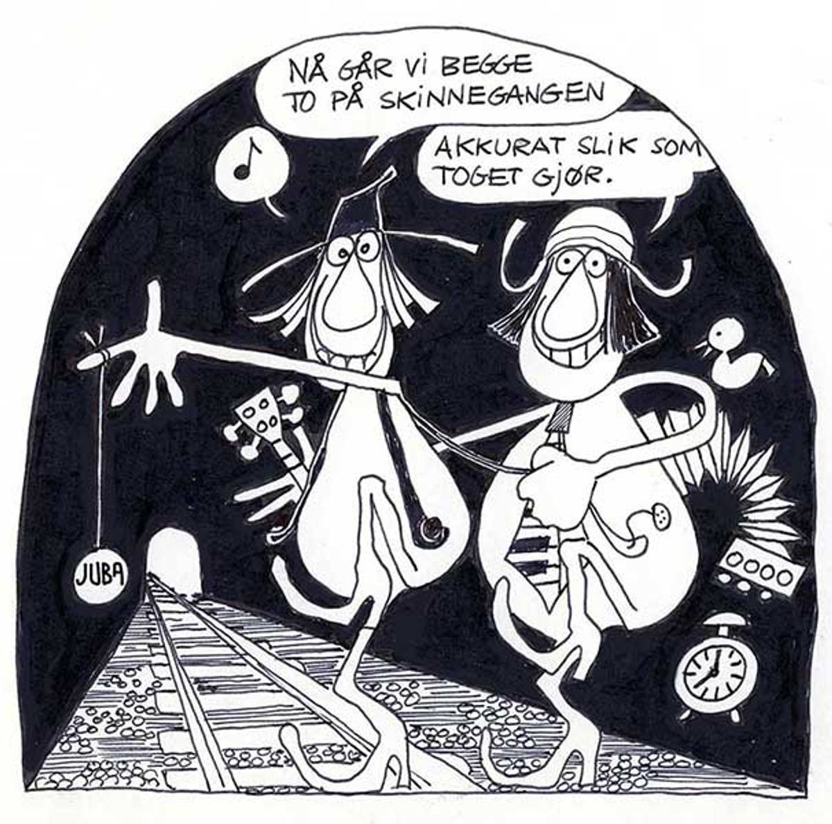 Øystein Dolmen - Nå går vi begge to (inkl. ramme)